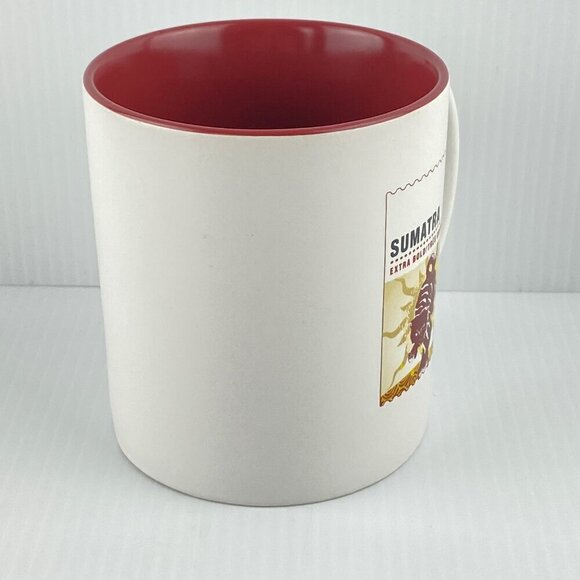 Starbucks Sumatra Stoneware Mug 15.5 oz Coffee Cup 2010 release Tiger Stamp - Picture 4 of 7